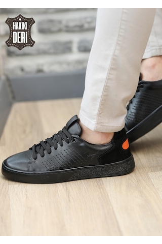 Hakiki Deri Rahat Giymli Günlük Sneaker Erkek Ayakkabı Daks6558 001