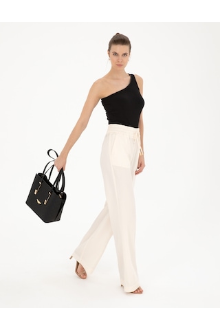 Pierre Cardin Kadın Ekru Pantolon Kanvas-chino 50284523-vr019 Ekru