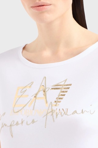Ea7 Bayan T Shirt 3dtt26 Tjfkz 0101 Beyaz