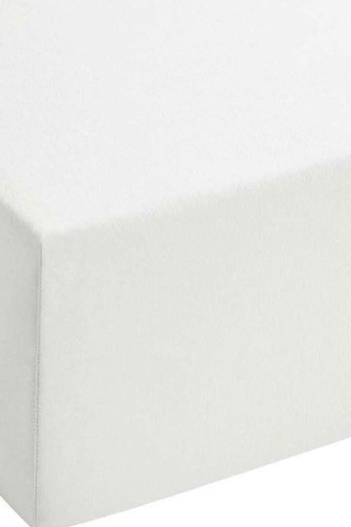 3 Adet Düz Pamuklu Tek Kişilik 100 X 200 Cm Lastikli Penye Çarşaf Beyaz