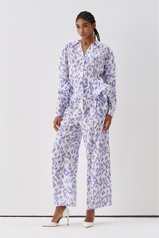 Sagaza Studio Ss6178 Fırfırlı Bluz Lila