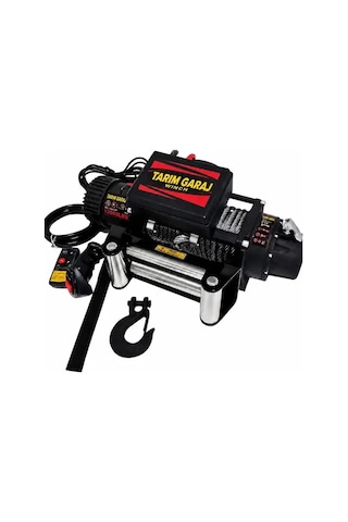 Tarım Garaj 13500 Lbs Elektirkli 12 V Ve Kumandalı Off Road Vinç 6.6 Hp