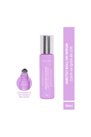 Bade Natural Ametist Roll On Yüz Masaj Serumu 10 ML