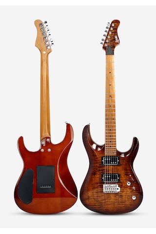 Luxars S-g37-t Shb Hh Elektro Gitar Spalted Honey Burst