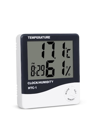 Unichrome HTC-1 Sıcaklık ve Nem Ölçer Saat