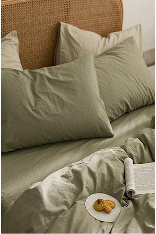 Laliva Lüks & Çarşafı Lastikli Akfil Kumaş %100 Organik Pamuk- Çi Yeşil