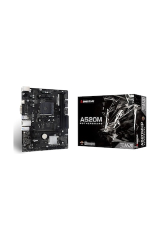 Biostar A520mhp 2.0 4400mhz Oc M.2 Am4 Matx Anakart