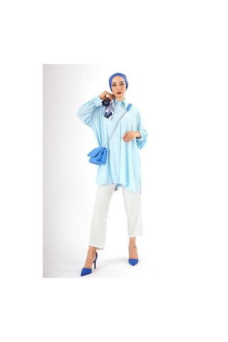 Fatma Sezen Over Size Tunik - Kadın Çok Renkli