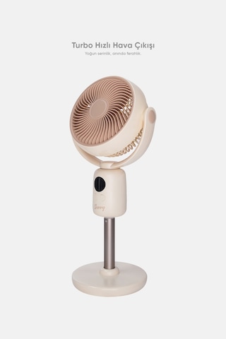 Fressi Jaf18 Taşınabilir Masaüstü Bej Usb Fan