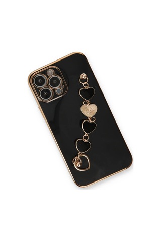 Apple iPhone Uyumlu Uyumlu 13 Pro Max Kılıf Esila Silikon - Siyah Renkli
