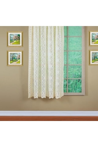 Today&apos S Curtain Hopewell Premium Dantel Panel 160 Cm, Krem, 58 G X 63 U 50 x 22