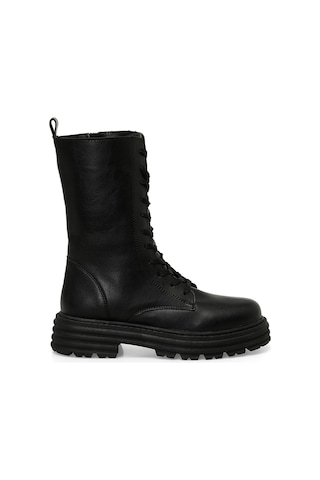 Butigo 24k-1028 4pr Siyah Kadın Biker Bot 000000000101925270 Siyah