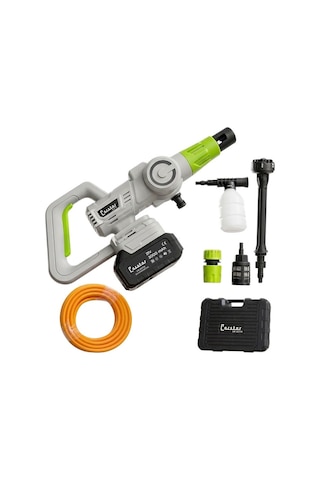Carstar Cr-25779 Yüksek Basınçlı Beyaz Oto Yıkama Makinesi Şarjlı Yıkama Makinası