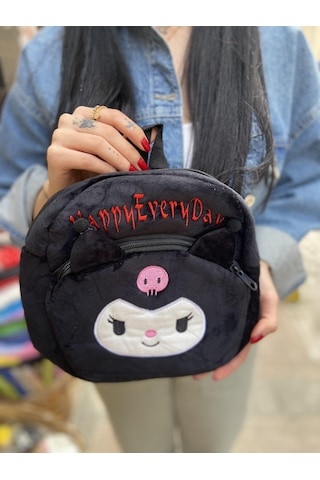 Sanrio Kuromi 22 Cm Sırt Çantası-2039 Altın