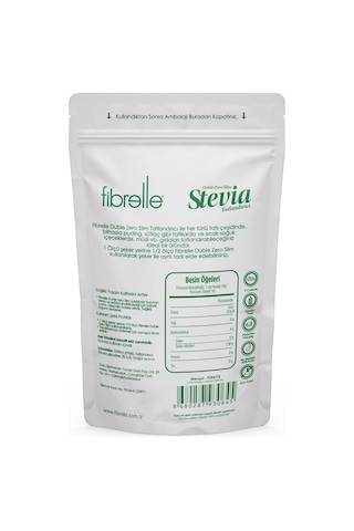 Fibrelle Double Zero Slim Sweetener 240 g 2 Paket