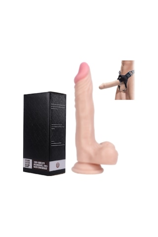 Hızlı Express Lovetoy Sword Belden Bağlamalı Realistik Penis Strapon Dildo 21Cm