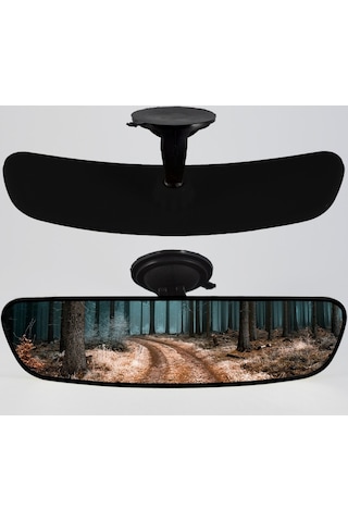 Pırlanta-5 Vantuzlu Universal Dikiz Aynası 25X6 Cm 6 Renk