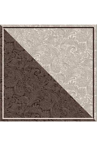 Tarzını Seç Kahverengi Royal Fular / Bandana / Aksesuar / Şal / Eşarp 70x70