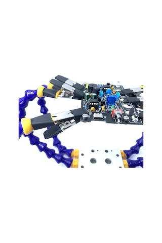 Xindoker Alüminyum Alçı Pcb Tamiri İçin Esnek Dört Kol Gönüllü El Fantezi Aracı, Kaynaklama Yardımcı Araçları