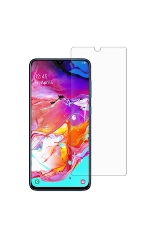 Samsung Uyumlu Galaxy A70 Kırılmaz Ekran Koruyucu Temperli Cam
