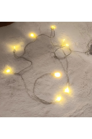 Led Pilli Dekoratif Led Işık Yılbaşı Süsü 2 Metre Duvar Dekor Hediye