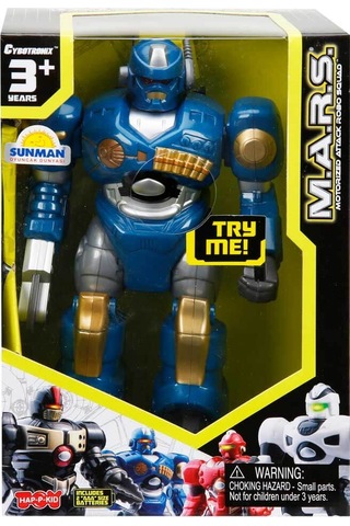 M.a.r.s. Sesli Ve Işıklı Yürüyen Robot 18 Cm.