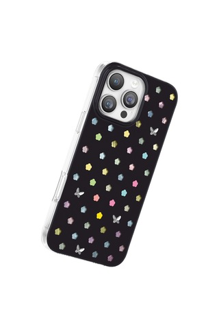 İphone 16 Pro Max Uyumlu Kılıf M-safe Şarj Özellikli Zore Paris Axen Sert Pc Kapak Siyah