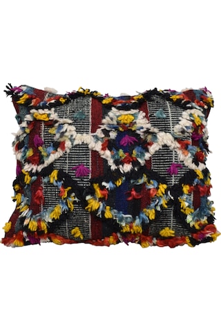 Zehra Abla Halı Yeni El Dokuma Dekoratif Kilim Kırlent Yastık Kılıfı 6908 Çok Renkli