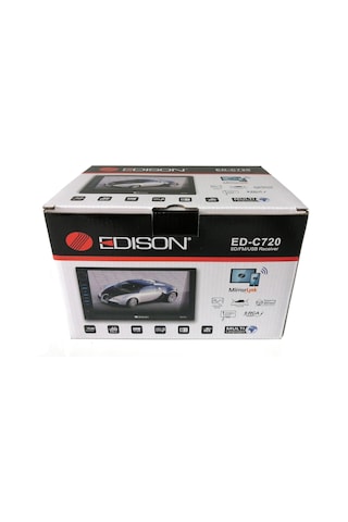 Edison Ed-c720 Double Teyp 7 İnç/4 50w/bluetooth Usb Sd/ön Ve Ark