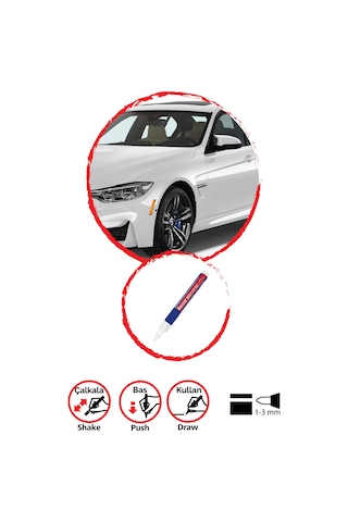 Oto Tam Örtücü Rötüş Kalemleri Toyota 1g3 Metalik Gri Çizik Giderici Oto R.kalemi-11943