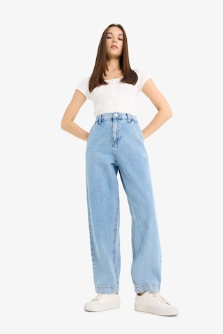 DeFacto Carrot Fit Beli Lastikli Bilek Boy Jean Yıkamalı Pantolon E1686AX25SMNM85