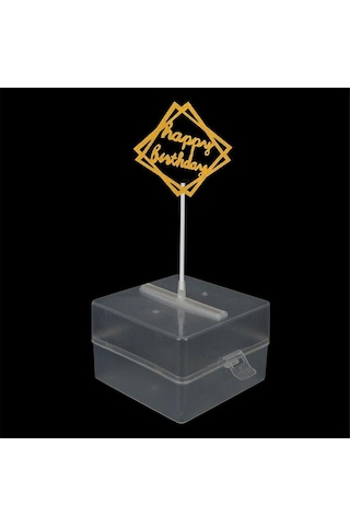 Suntek Plastik Kek Kumbarası Güvenli Para Çekme Mezuniyet Ve