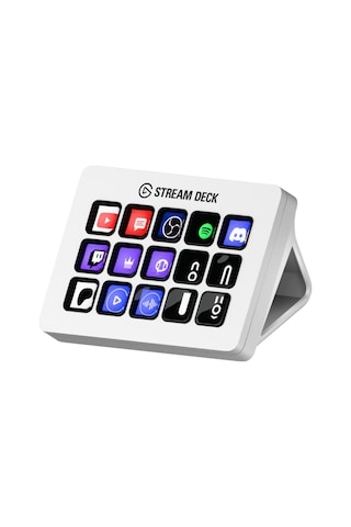 Elgato Stream Deck Mk.2 Beyaz Stüdyo Denetleyicisi, 15 Makro Tuşu, Obs, Twitch, Youtube Ve Daha Fazlası Gibi Uygulama Ve Yazılımlarda Eylemleri Tetikler,...-121820