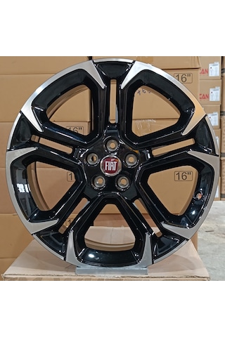 Sıfır Opar 18 İnç 5x98 Egea Elmas Kesim Siyah Jant Takımı