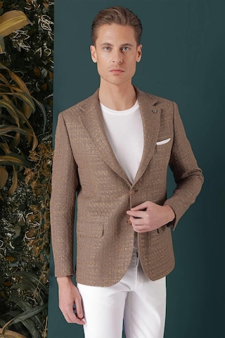 Efor C 660 Slim Fit Bej Spor Ceket Bej