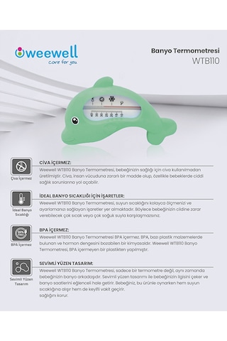 Wtb110 Banyo Termometresi Yeşil
