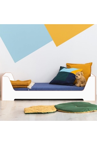 Montessori Tek Kişilik Karyola Mdf Çocuk ve Bebek Yatak