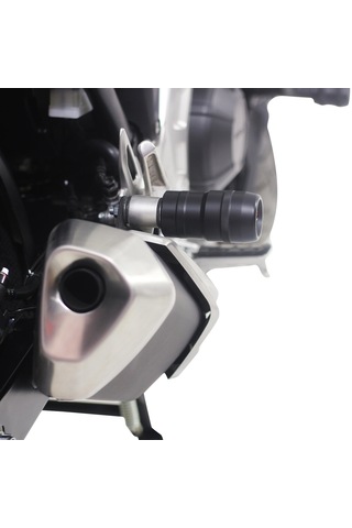 GP Kompozit Honda NC 700 X/S / 750 X/S 2012-2022 Uyumlu Egzoz Koruma Takozu Siyah