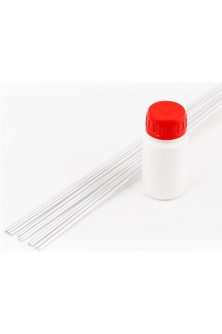 Alüminyum Kaynak Teli 2,4 Mm 10 Adet + Alüminyum Kaynak Dekapanı 50 Gr