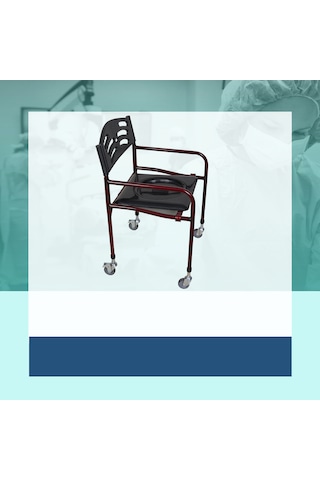 Rkl3210 Katlanır Klozetli Sandalyte Tekerlekli Standart Kapaklı