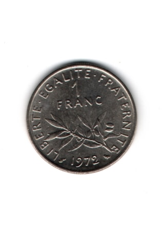Fransa 1 Frank 1972 Mp2065