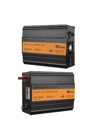 Powermaster 12 Volt 20 Amper Akıllı Akü Şarj Cihazı