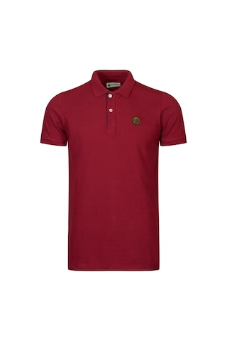 Layyagosta Erkek Polo Yaka T-Shirt-Bordo (504685417) Bordo