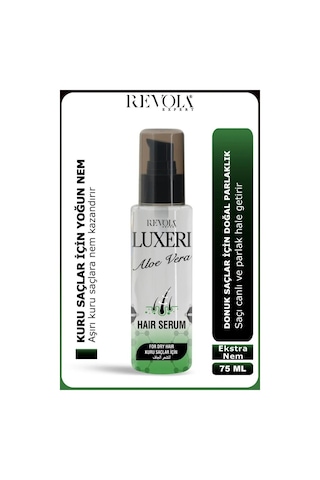 Luxeri Kuru Saçlar İçin Saç Bakım Serumu 75 Ml Aloe Vera