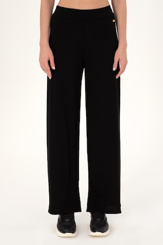 U.S. Polo Assn. Kadın Siyah Loose Fit Triko Pantolon 50297151-VR046