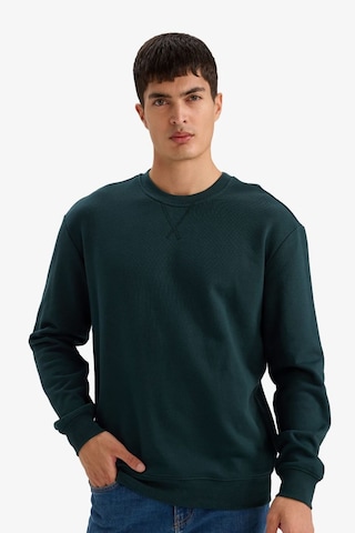 Defacto %100 Pamuk Basic Sweatshirt E8339AX26SP Yeşil
