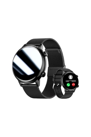 Çift Kordonlu Akıllı Saat Sağlık Takipli Bluetooth Görüşmeli Saat