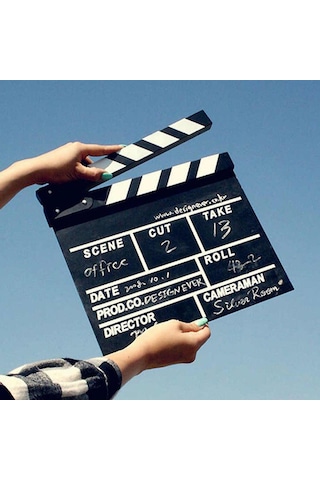 Mini Boy Dekoratif Sinema Klaket Çok Renkli