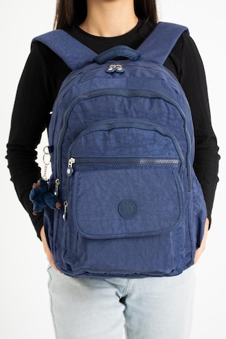 Baginn 571 Collection Klinkır Kumaş Lise Üniversite Çantası 45 x 30 Cm Çok Cepli