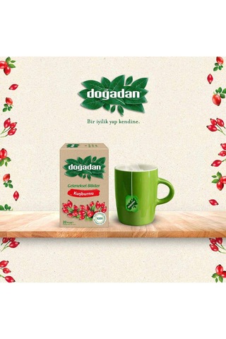 Doğadan Kuşburnu Meyve Poşet Çay 20'li 50 G